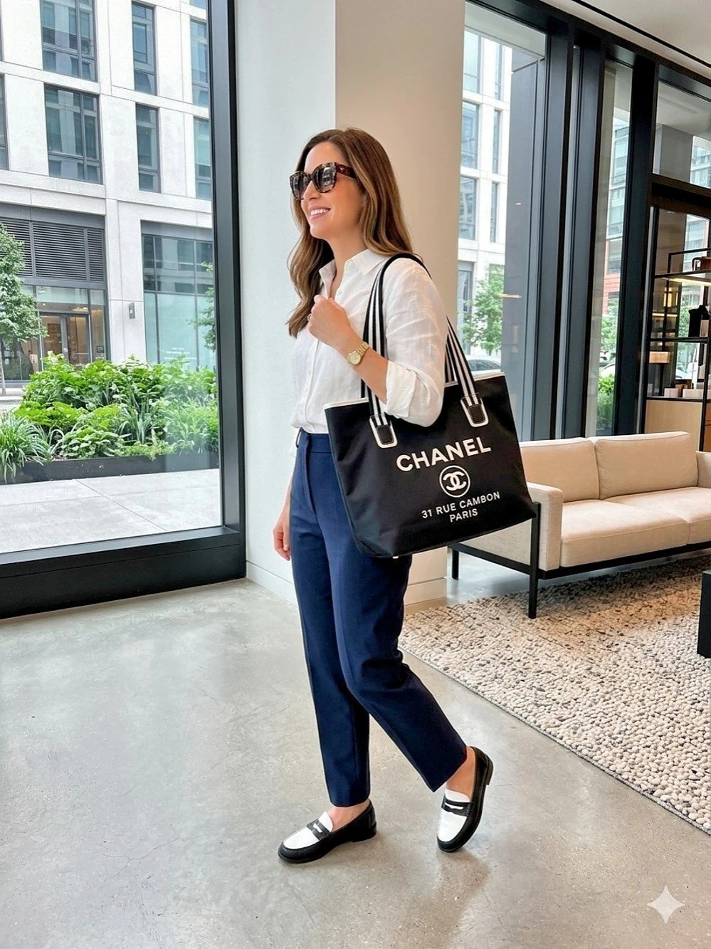 Chanel 31 Rue Cambon VIP Promotional Tote Black & White